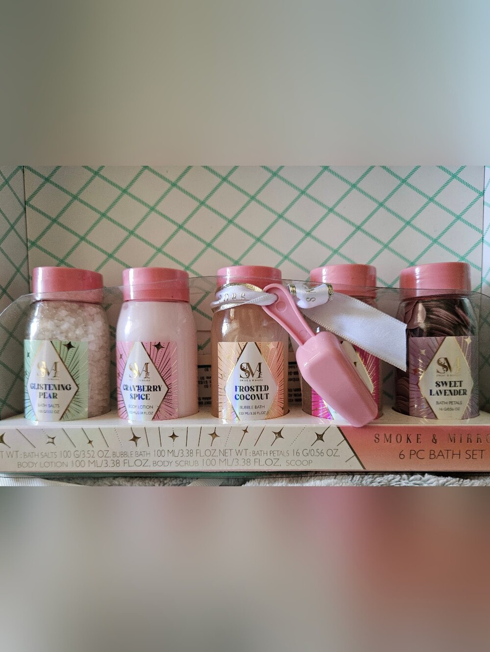 FREE* 6-piece Smoke & Mirrors bath set